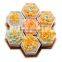 In Stock Planter Cheap Potted Bulk Vase With Hexagon Tray Decor Ceramic Flower Pots Sets