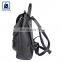 Custom Made Flap Closure Type Latest Fashion Style All Season Used High Black Fittings Genuine Leather Backpack for Sale