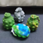 Cheap grenade Odorless 3D Silicone bowling ball fidgets fidget ball fidget toy decompression squeeze 3d elastic ball
