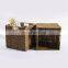 Wholesale Hand-Woven cube square collapsible rattan seagrass  storage Baskets box for bedroom and bathroom
