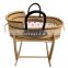 Best Price Baby Seagrass Changing Basket High Quality Table Set for Nursery Moses Basket Woven vietnam supplier