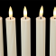 Wholesale 10 inches Set of 6 Pieces Led Window Candles Flameless Taper Candles With Remote Control For Wedding And Home Decoration