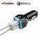 Quick Charge 2.0 Car Charger, High speed Rapid Charger with 2 USB Supporting QC2.0 charger