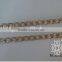 Light Gold Plated Link Curb Aluminum Chain