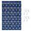 Classroom Cell Phone Calculator Holder Numbered 36 Pockets Chart Hanging Wall Door Storage Organizer