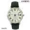 Leather material luxury quartz men watch