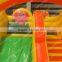 fresh orange color children inflatable slide