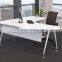 Modern fashion black white boss office desk, professional CEO working office desk (SZ-OD097)