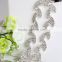 Wholesale Leaf Shape Rhinestone Cup Chain for DIY Decoration