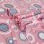 50% Cotton 50% Polyester 180TC Pigment Printing Pink Round Design for Bedding Set