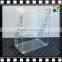 2016 Hot sale Clear Acrylic living room coffee table with 2 tiers for office/home/hotel