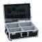 high grade aluminum build-in draw bar shock resistance tool box with code lock