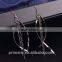 Simple Long Chain Tassel Dangle Earrings Fashion Gold Plated Designs For Women