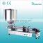 Alibaba China Shangyu supplier stainless steel semi automatic cosmetic liquid filling machine