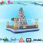 tropical inflatable mountain climbing,kids inflatable rock climbing walls