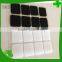 Die cut high sticky hook and loop square tape / self adhesive white hook and loop