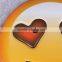 cheap plastic face mask emoji mask pvc party mask for christmas