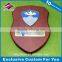 Custom sample award plaques metal trophies sports wooden shield made in china                        
                                                Quality Choice