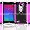 Newest three in one Shockproof Defender football pattern silicone rubber Armor Heavy duty ballistic combo Case for LG Leon C40