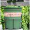 cup shaped glazed rectangular plastic flowerpot