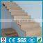 modern interior closed riser straight steel wood staircase