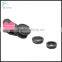 Wholesale Universal Lens Kit, 0.67x wide angle macro fisheye cell phone camera