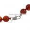 10mm With Nylon Cord Red Agate Necklace