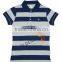 hot sale and fashion design for ladies yarn dye strips polo shirt made in China