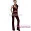 Fashion Vest Cross Front Pocket wholesale ladies formal pant suits