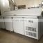 commercial 304 stainless steel pizza workbench/pizza refrigerator with 2 or 3doors/ refrigerated salad bar