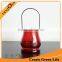 Decorative Glass Jar Candle Holders With Wire Handle For Hanging