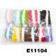 custom soft wide thick colored cotton elastic hair tie wholesale