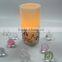 HOT battery operated wax pillar christmas snowflake led candles