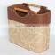 Leather Cover Paperboear Storage Basket Made In China