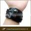 Janyo Leather Factory Wholesale Top Quality Wide Black Leather Braided Bracelet