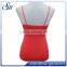 OEM red sexy cotton spandex camisole for womens