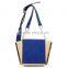 2016 High quality Colorblock perforated leather, shoulder bag/crossbody bag duffle bag for women