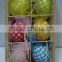 set of three party ornaments ceramic hanging easter egg