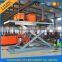 double cylinder hydraulic scissor car park lift with 3 tons loading