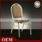 E-020 White fabric cover wedding hall chair for banquet