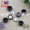 Brass Pearl Prong Snap Fastener Buttons for Shirt, 4 Parts Metal Button for Baby Clothes
