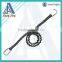 Fashion design hook loop PU logo carabiner tool lanyard two hooks lanyard