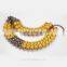 Yellow nice decorative bead boots buckle ball pearl chain Brightness F1-80007