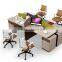 High - end Melamine Favorite office room Guangzhou workstation for 2 person