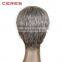 44# silver grey wigs short machine made/lace front 4inch hair and futura blend wig