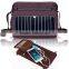 Purple wholesale solar panel charger bag for hiking/climbing/camping