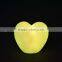 LED heart light Creative Flashing light colorful plastic lamp for holiday