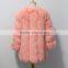 Winter Natural Short Red Fox Fur Coat For Women