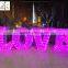 LOVE decorative led alphabet letters nice outdoor large led letters LOVE 3d lighted letters