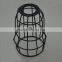 Vintage Iron Cage Edison Bulb Cage Black